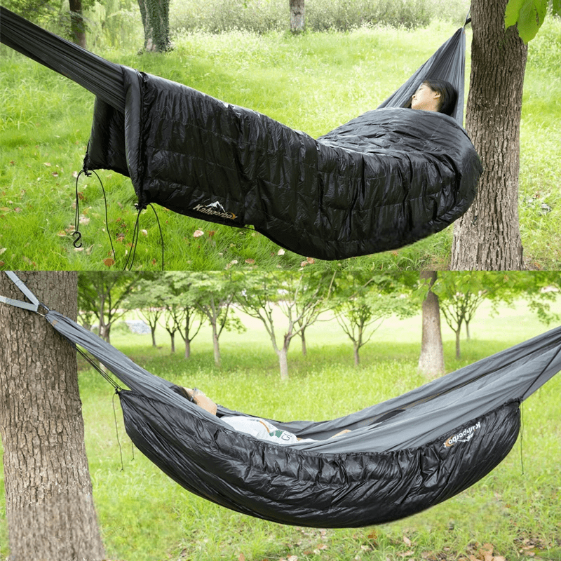Sac de Couchage - HybridSleepingBag™ - Noir - Camping - facile.com