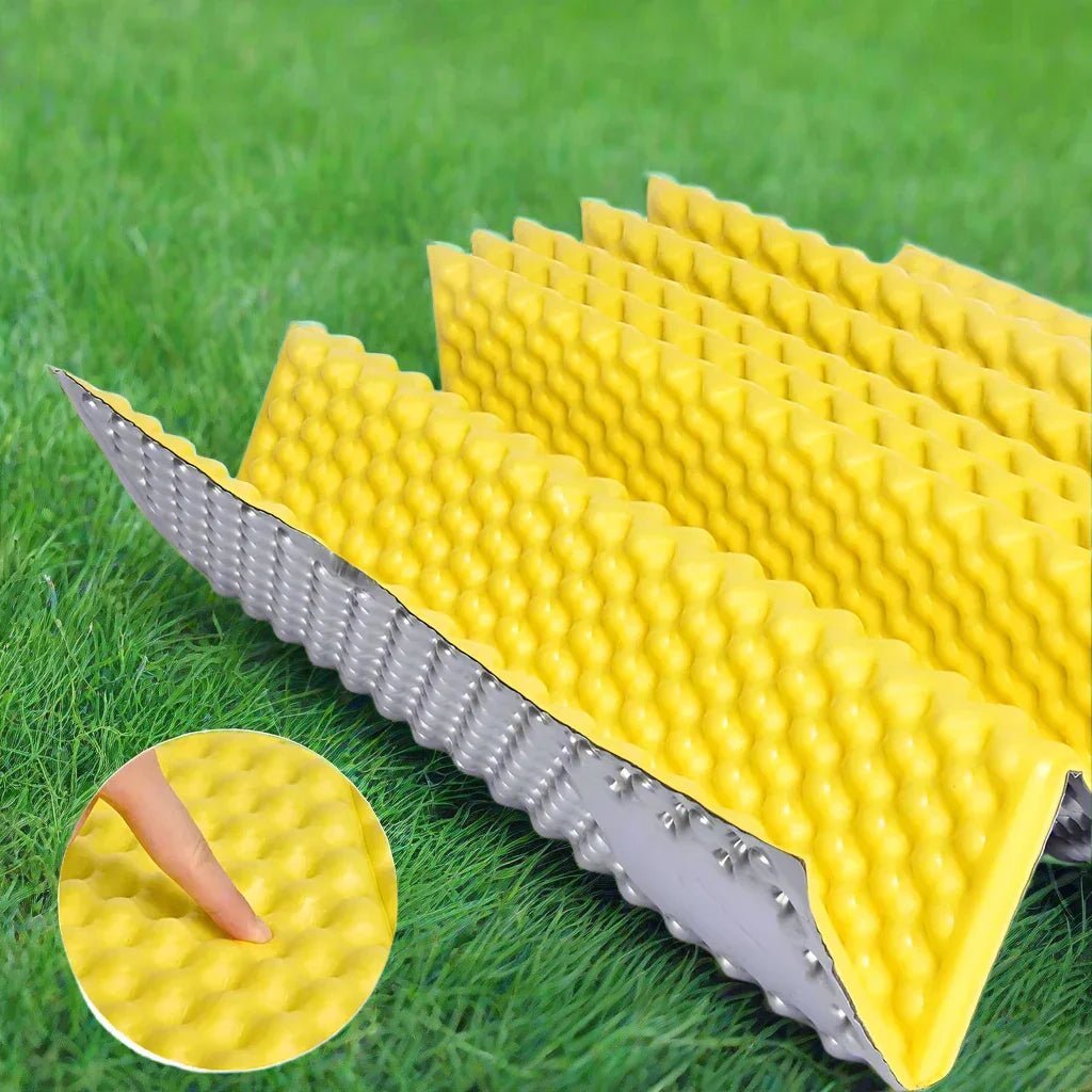 Matelas Camping - PortableCampingMat™ - Jaune - Camping - facile.com