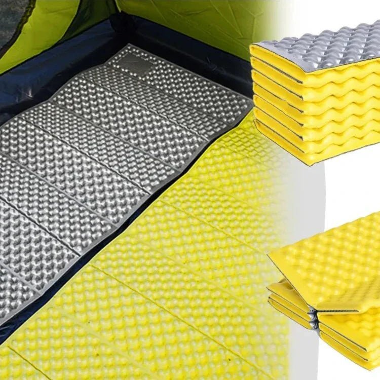 Matelas Camping - PortableCampingMat™ - Jaune - Camping - facile.com