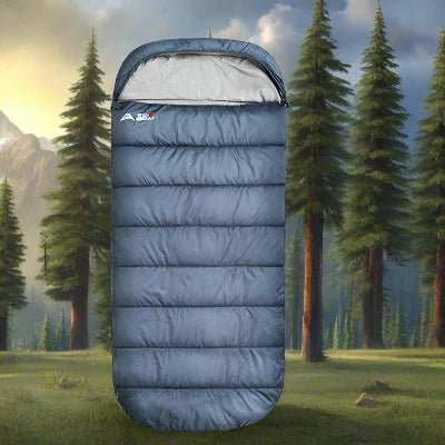 Sac de couchage - HikingSleepingbag™ - Bleu - Camping - facile.com
