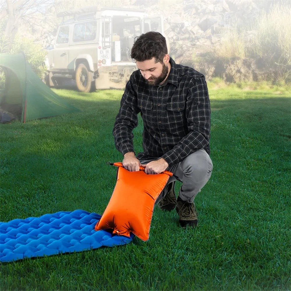 Sac de Couchage - SleepingInflatableBag™ - Orange - Camping - facile.com