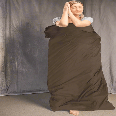 Sac de couchage - CampingSleepingBag™ - Marron - Camping - facile.com