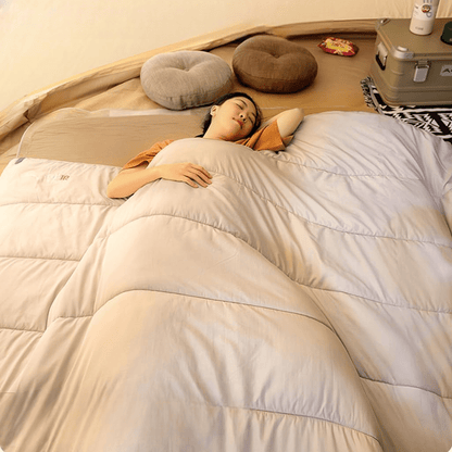 Sac de couchage - HikingSleepingbag™ - Marron Clair - Camping - facile.com