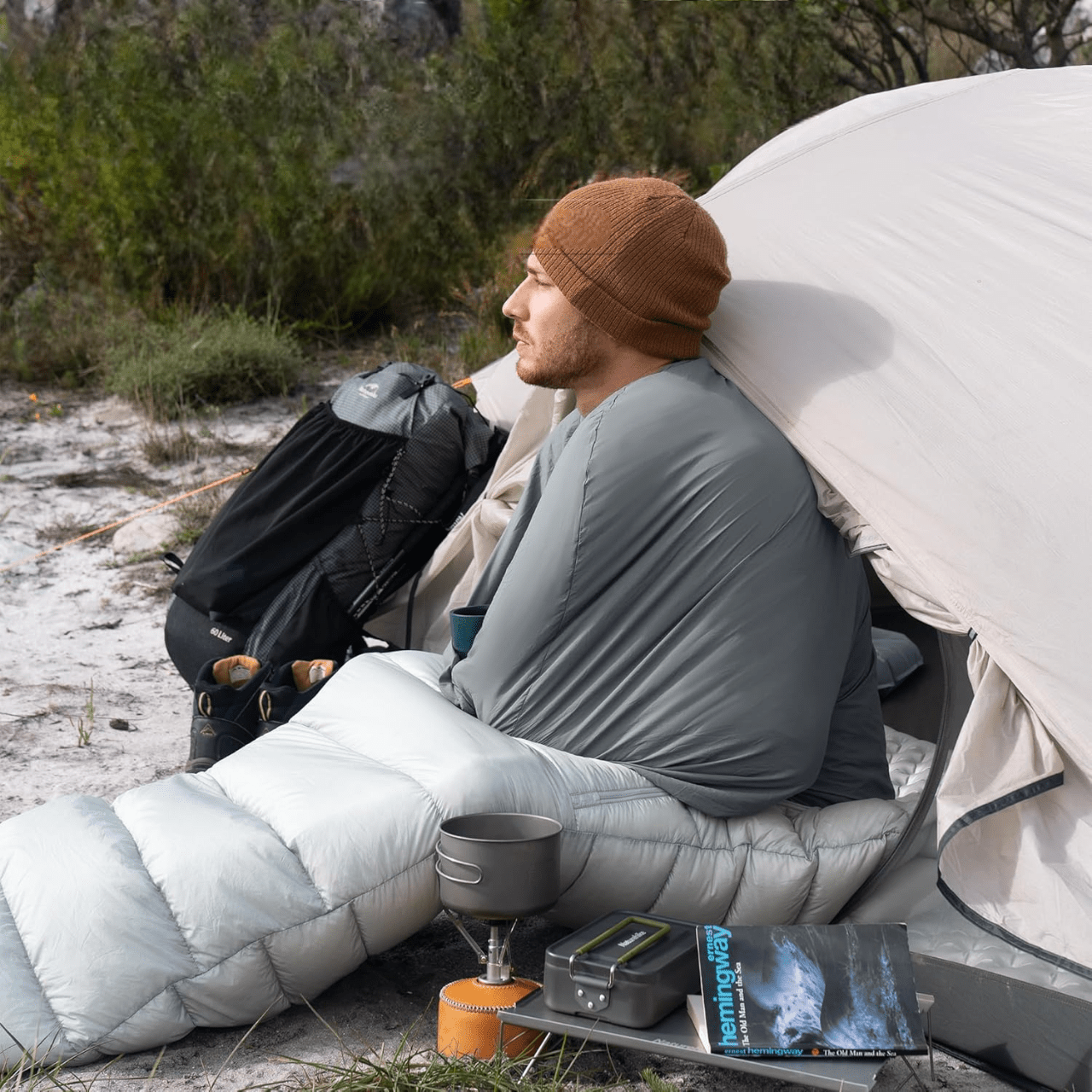 Sac de couchage - ThermalSleepingBag™ - Gris - Camping - facile.com