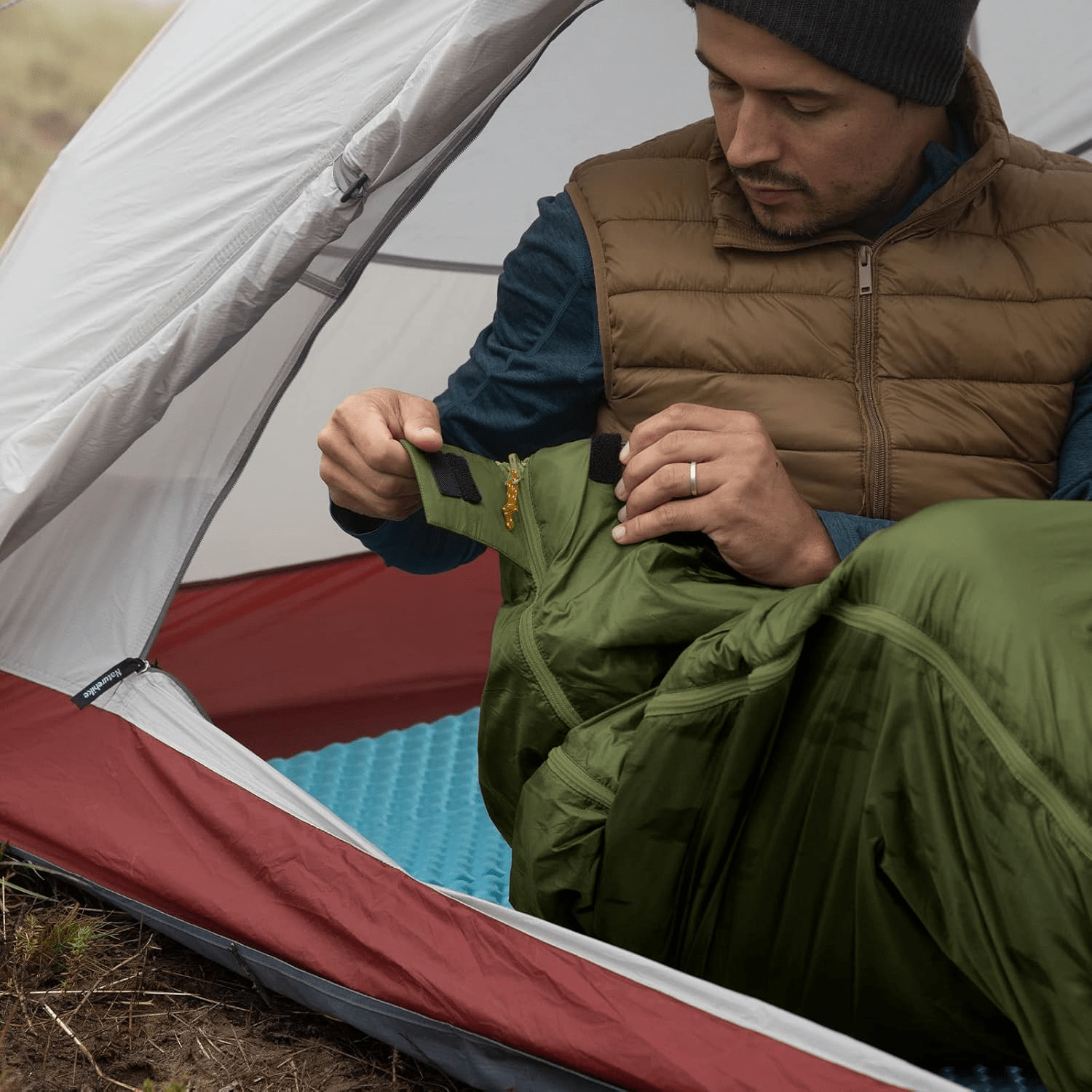 Sac de couchage - CampingSleepingBag™ - Vert - Camping - facile.com
