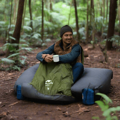 Sac de couchage - CampingSleepingBag™ - Vert - Camping - facile.com