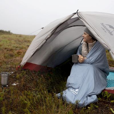 Sac de couchage - CampingSleepingBag™ - Bleu - Camping - facile.com
